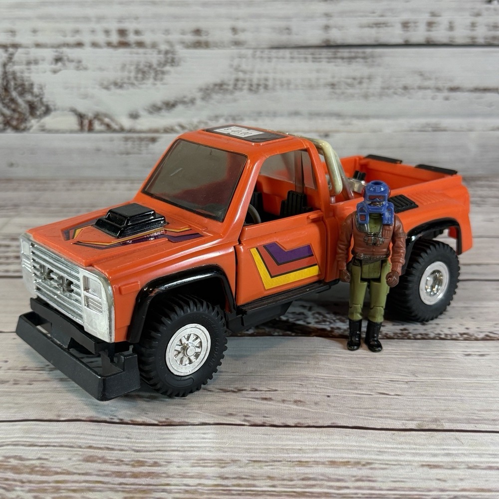 Vintage M.A.S.K. Kenner Firecracker Vehicle with Hondo MacLean Driver 1985